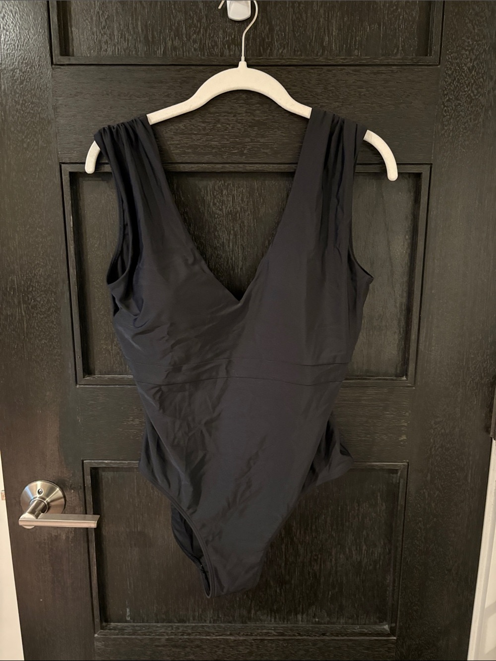 Summer salt the ruched backflip one piece bathing suit black sz 10